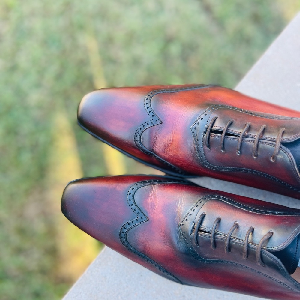 Magnanni Mahagony Oxfords